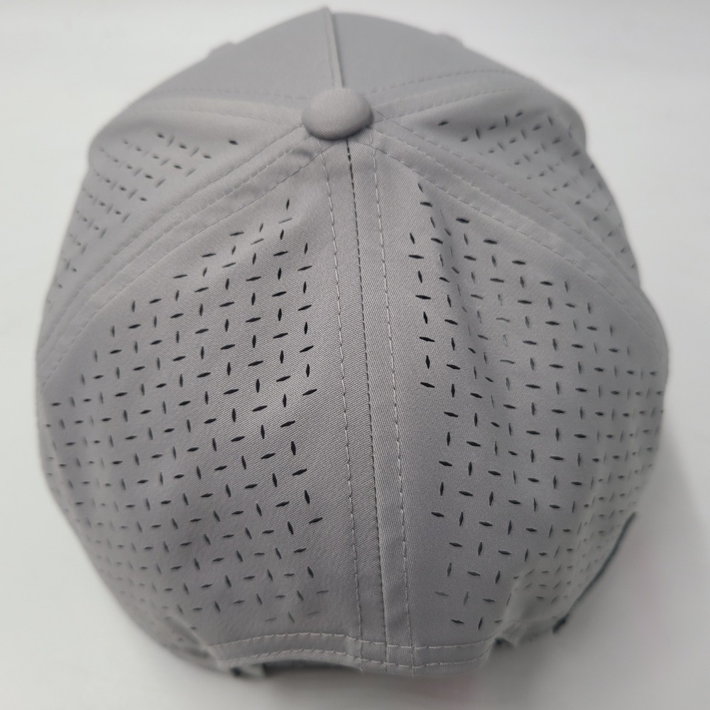Vortex Golf Hat Snapback Gray Blue Red Rope Laser Cut Mesh Performance Script - Picture 11 of 14